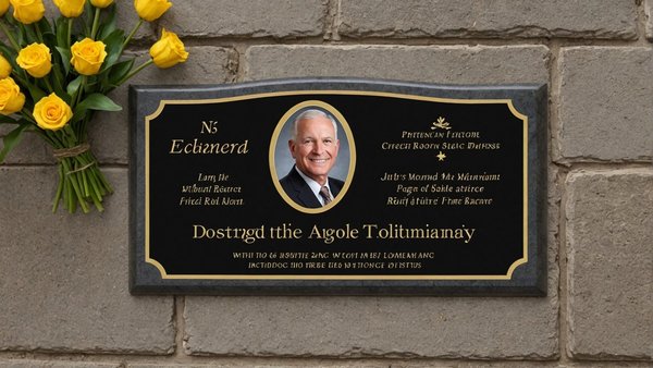 Plaque funéraire personnalisée : créez un hommage unique